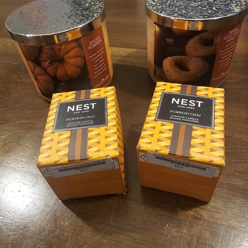 Bundle of fall candles NEST/KING OF CANDLE
